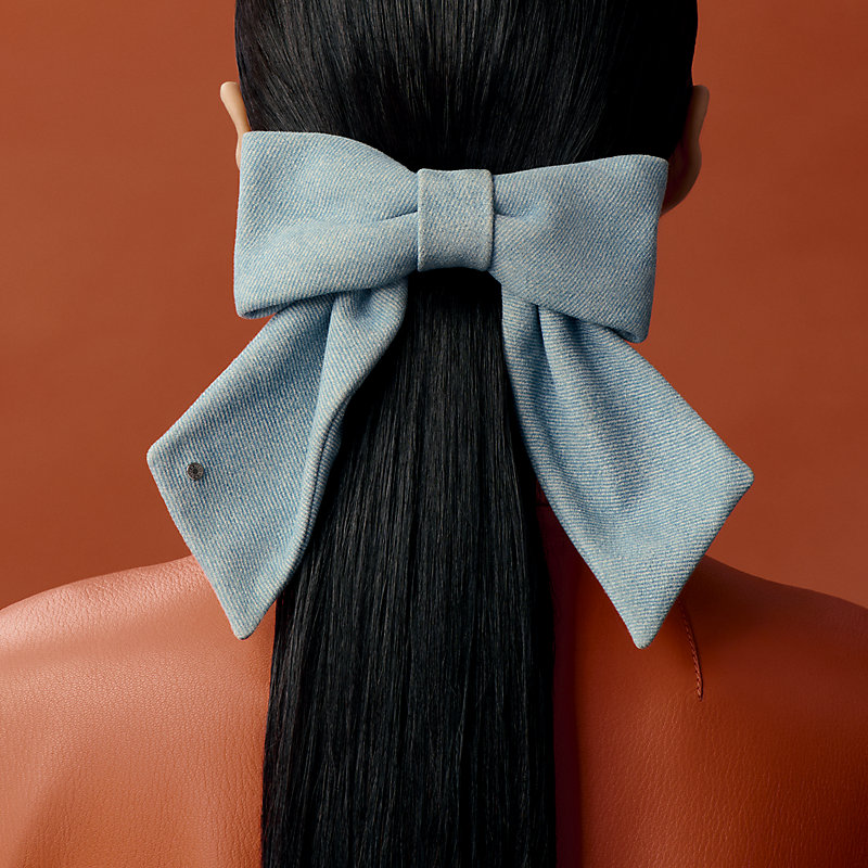 Karma Twill hair clip | Hermès Greece